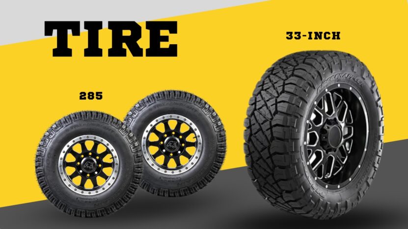 How 33-inch Tires and 285 Differ