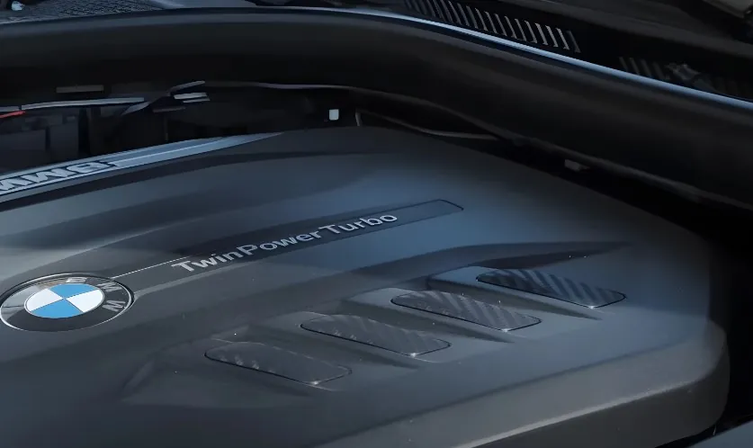 BMW TwinPower Turbo engine bay, showcasing intricate design and powerful performance