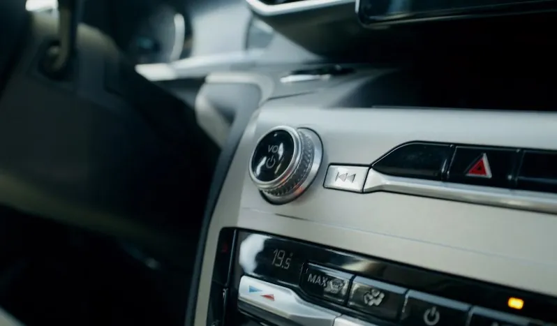 Interior dashboard audio controls