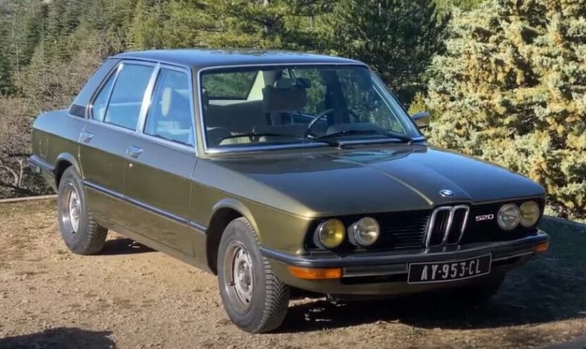  classic BMW E12, showcasing its timeless design