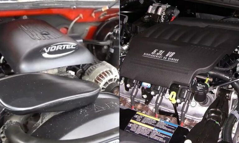 Comparison between 4.8 and 5.3 Chevy engines